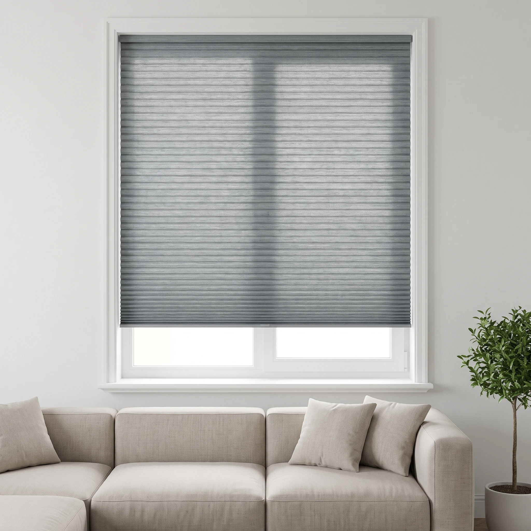 Navy Light filtering 25mm Honeycomb Blind