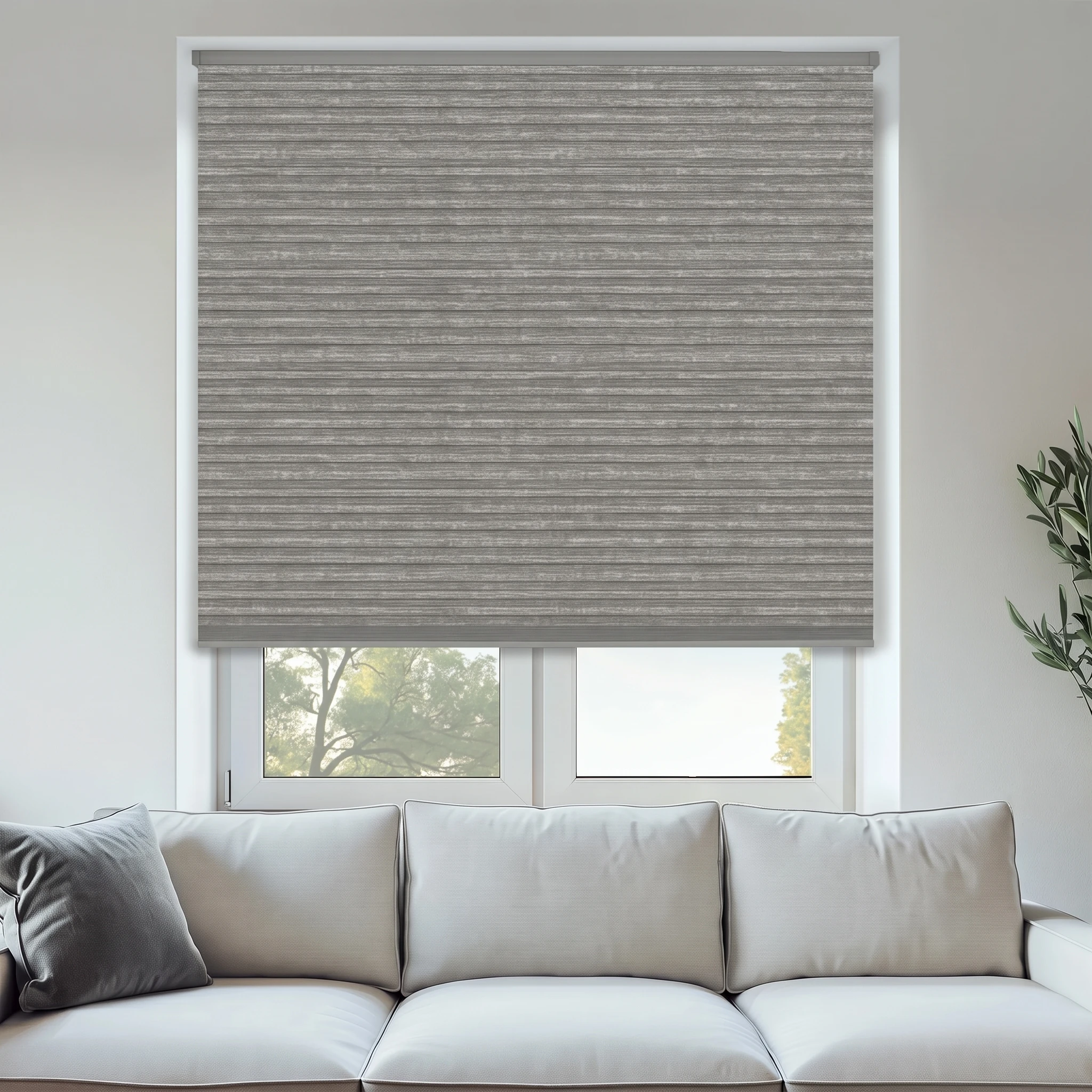 Stone Blockout 25mm Honeycomb Blind