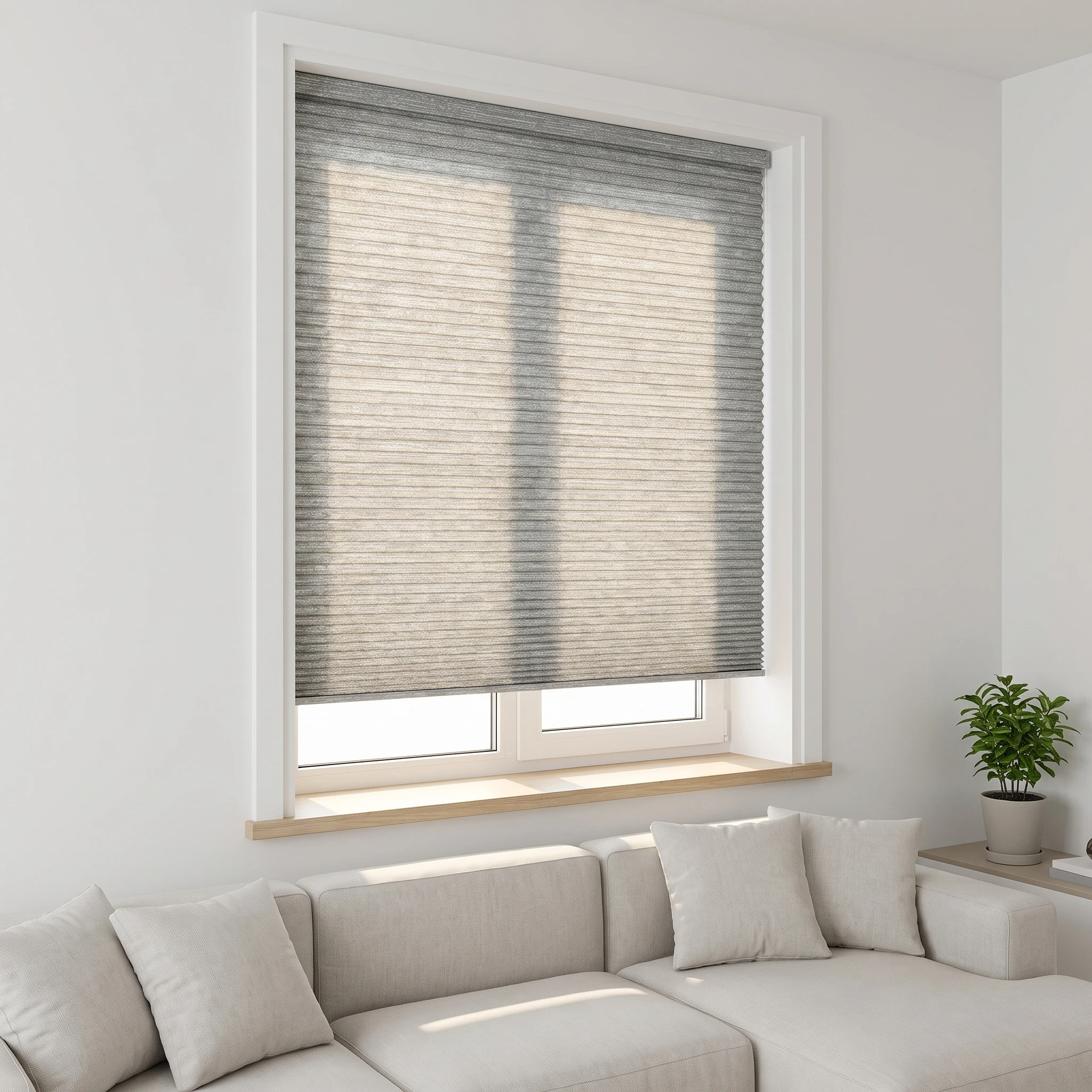 slate filtering 25mm Honeycomb Blind