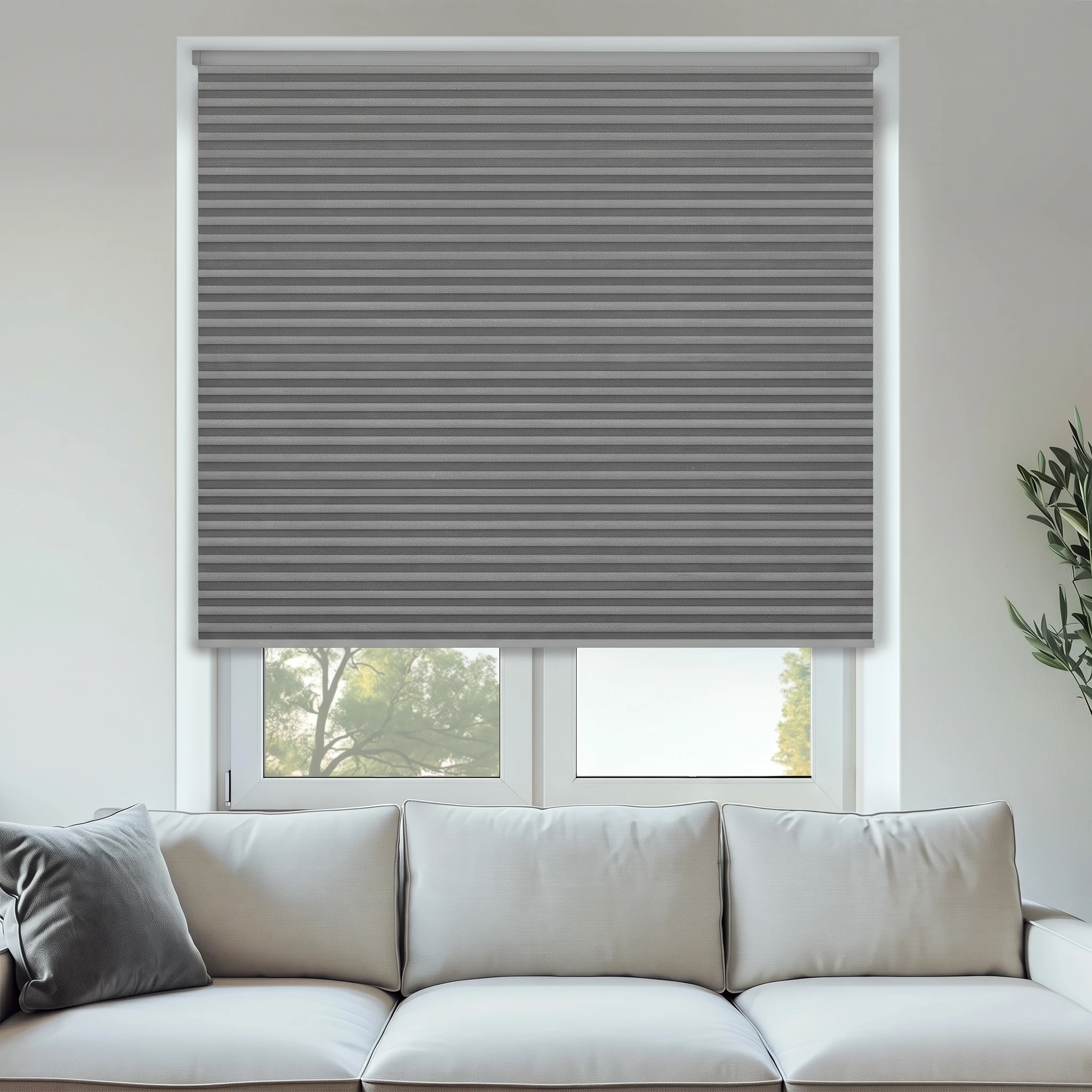 Graphite Blockout 25mm Honeycomb Blind