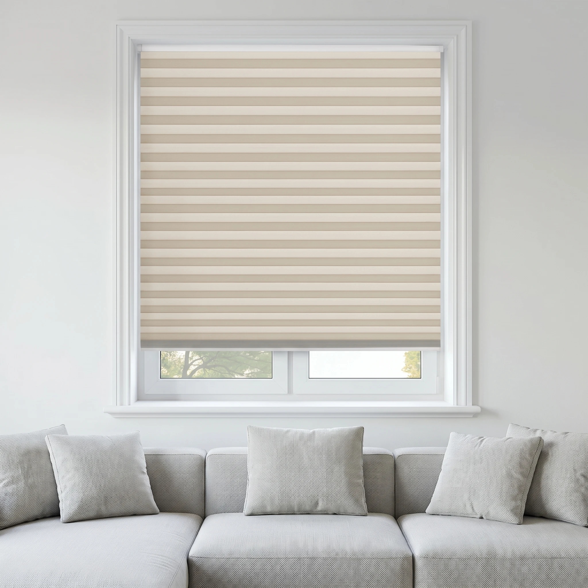 Ivory Blockout 25mm Honeycomb Blind