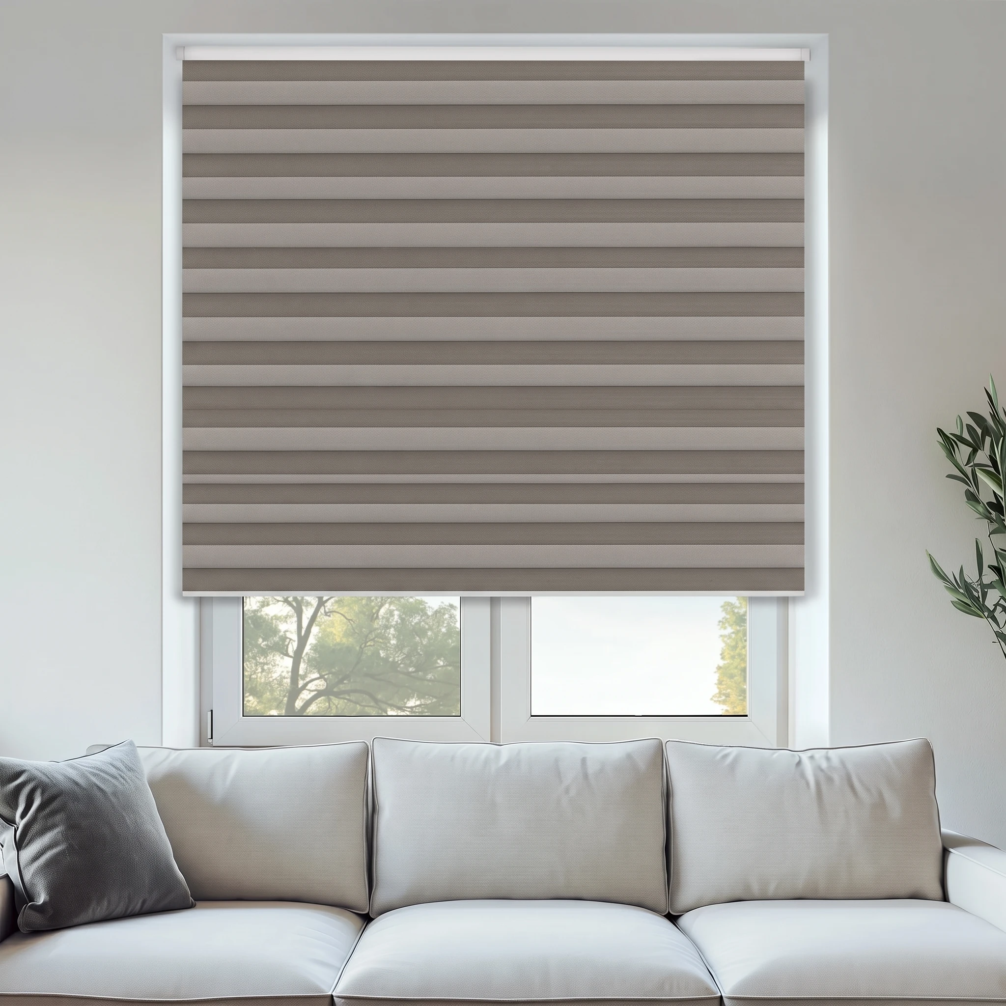 Latte Blockout 25mm Honeycomb Blind