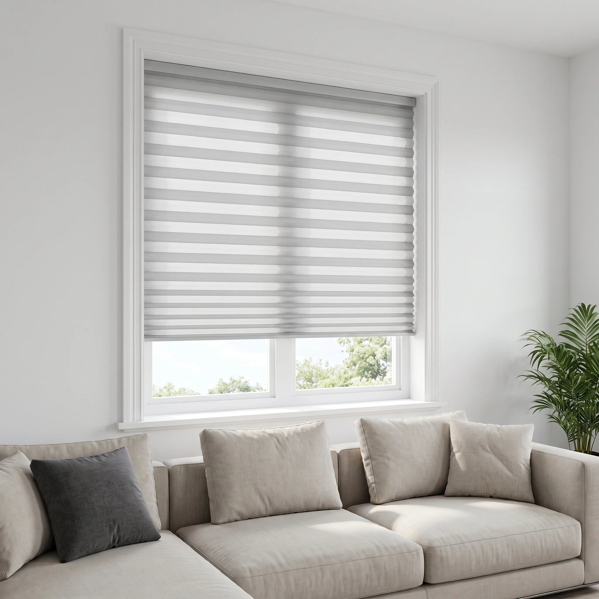 Snow Blockout 25mm Honeycomb Blind
