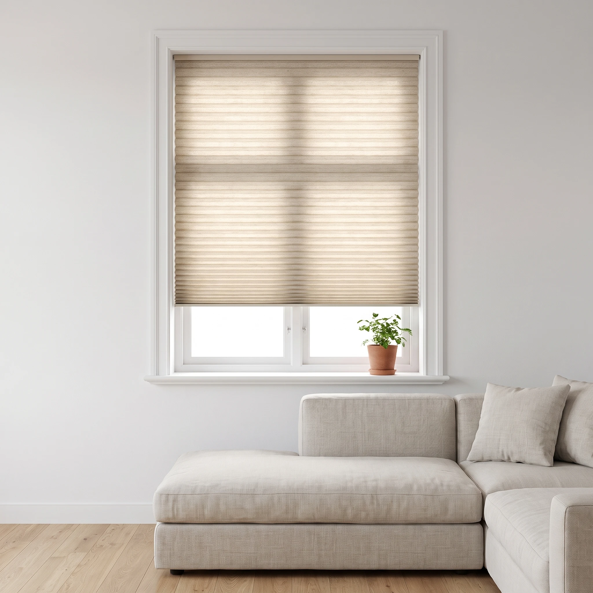 Ivory filtering 25mm Honeycomb Blind