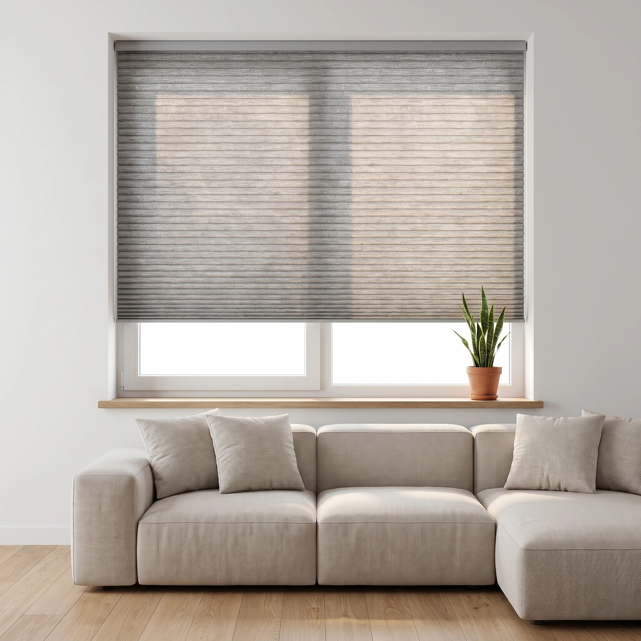 pebble filtering 25mm Honeycomb Blind