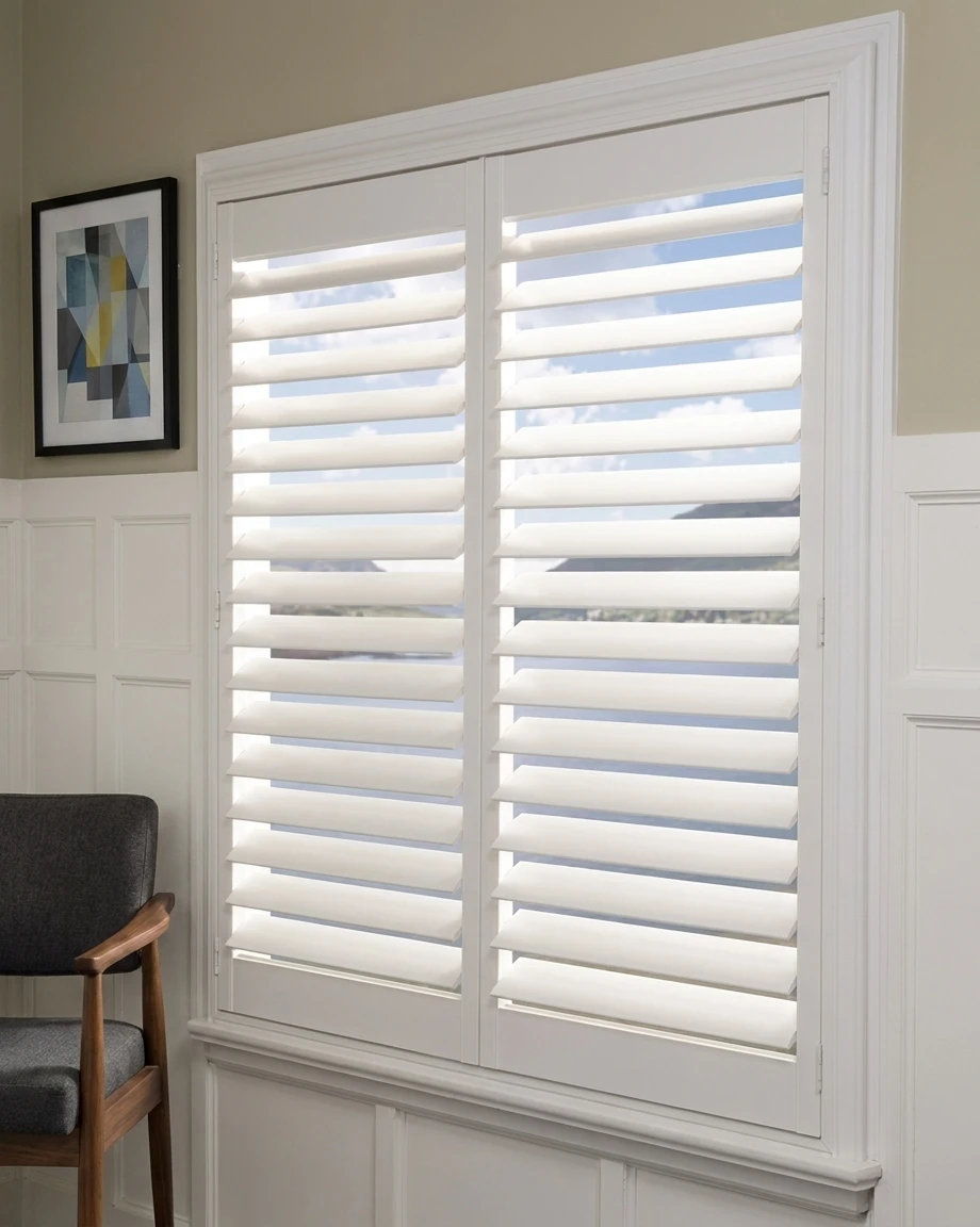 Hybrid MDF Shutter Stark White