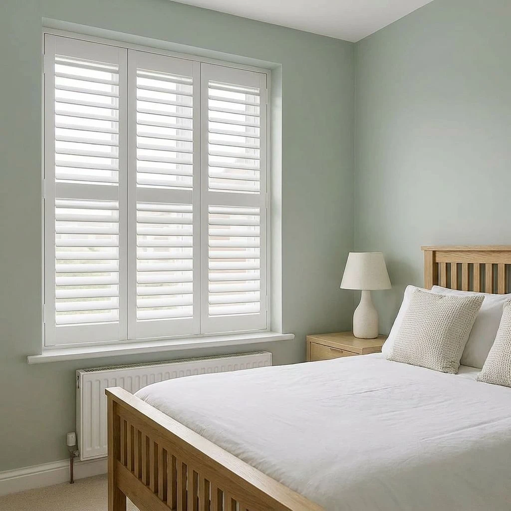 Solid Wood Shutter Stark White