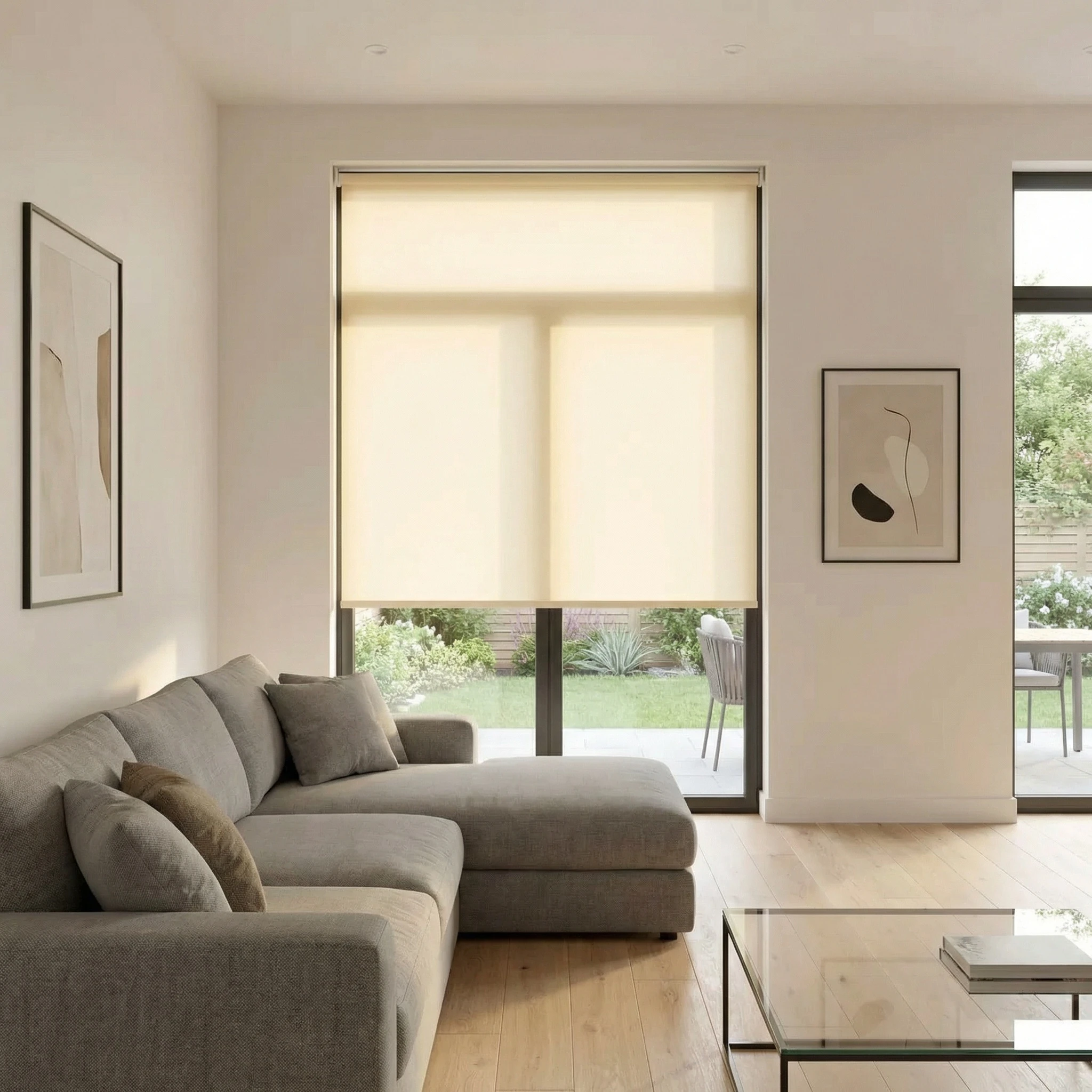 Light Filtering Roller Blind Polaris Cream