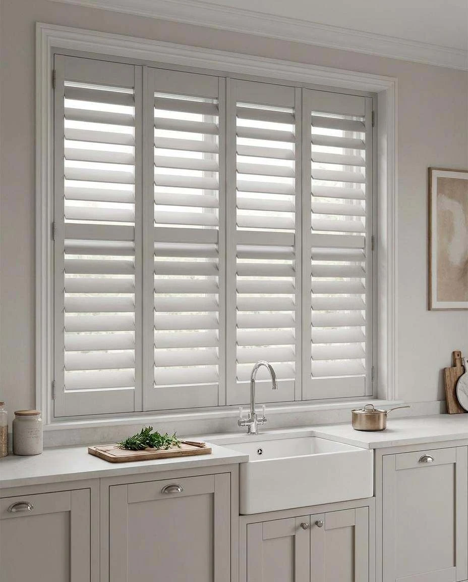 Hybrid MDF Shutter New Greige